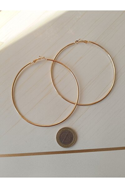 Gökramood Paslanmaz Çelik Büyük Boy Bijuteri Halka Küpe