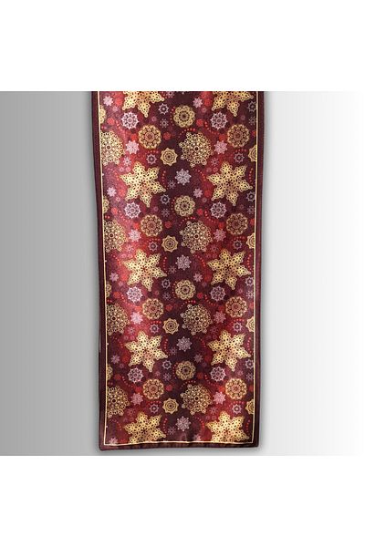 POZİTİF MRK Red Scarf Blanket Patterned New Year