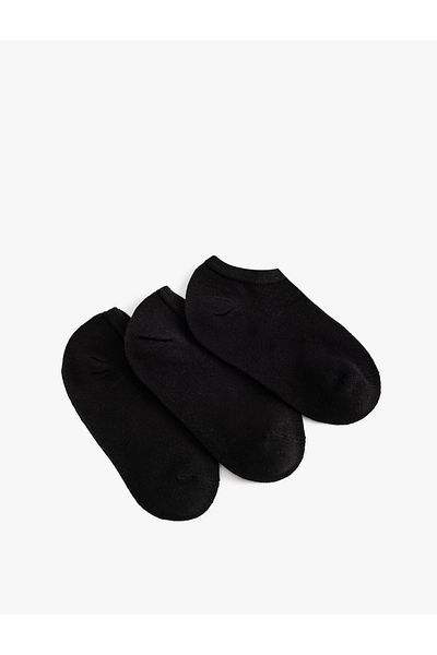 Koton Basic 3-Piece Booties Socks Set