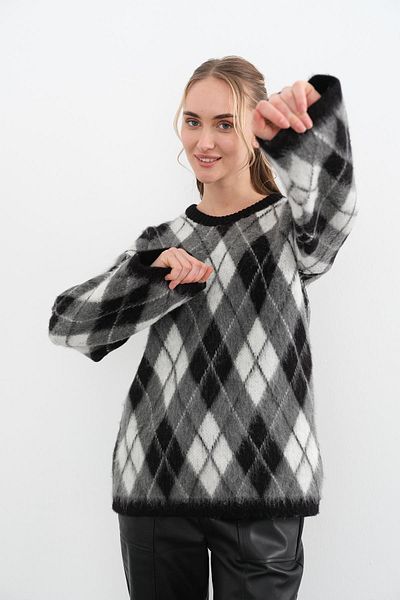 Qutu Butik 0299 PULLOVER CU MODEL BACOL