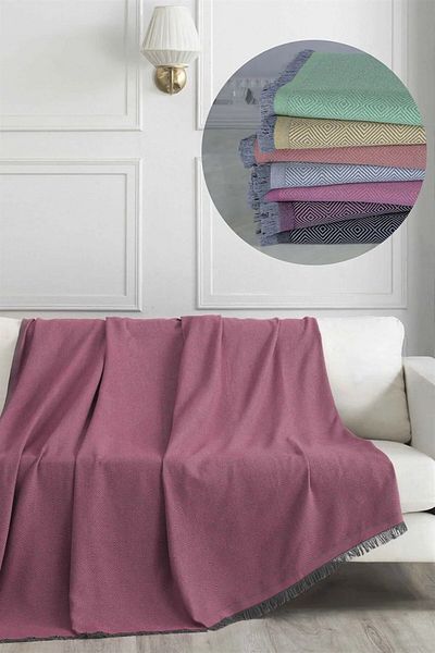 CEYBAS Pomegranate Flower Sofa Cover - 175X230 cm - Modern and Stylish Design - Multi-Purpose Cover Easy to Clean