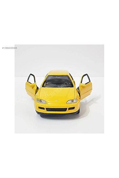 CarStore HONDA CİVİC SARI FULL METAL MODEL 1/36 MAKET MODEL ARABA