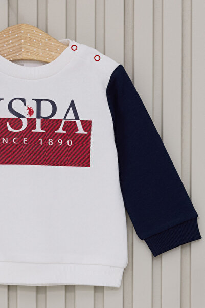 U.S. Polo Assn. U.S. Polo Assn Erkek Bebek Krem Takım