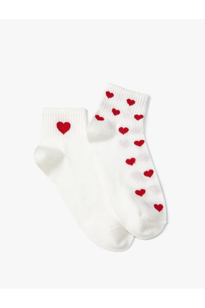 Koton Heart Socks Set of 2