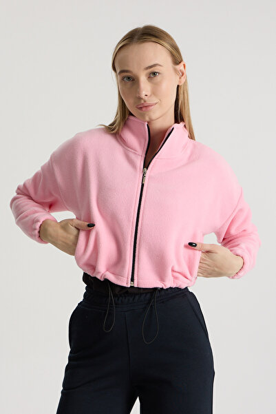 Perché طوق نسائي من الصوف بسحاب كامل