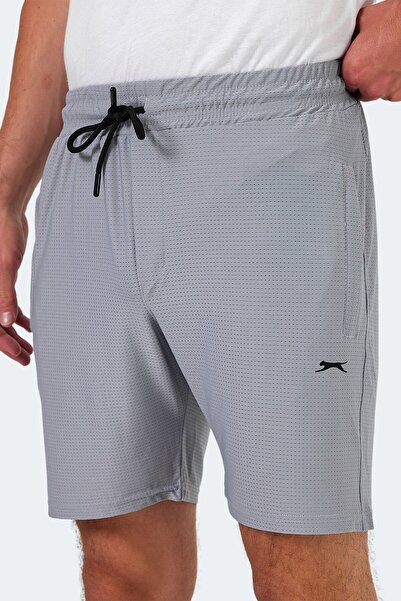 Slazenger OGNIA Erkek Cepli Fıtness Gri Şort