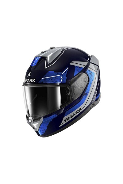 Shark Skwal İ3 Rhad Mavi-Gri Kask