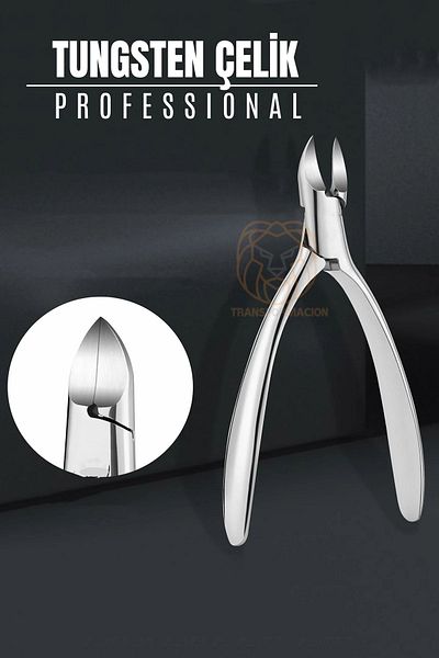 Transformacion Professional Pedicure Scissors - Nail Ingrown, Tungsten Steel, 721101
