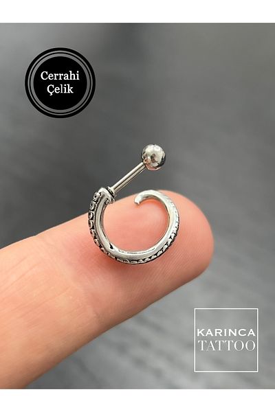 Karınca Piercing Elite Horn Octopus Conch Piercing