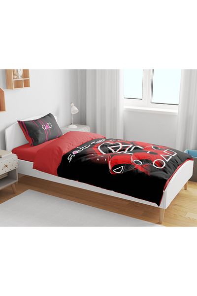 Erays Home Squid Game 3D Digital Printed Single Duvet Cover Set Teen Duvet Cover Set