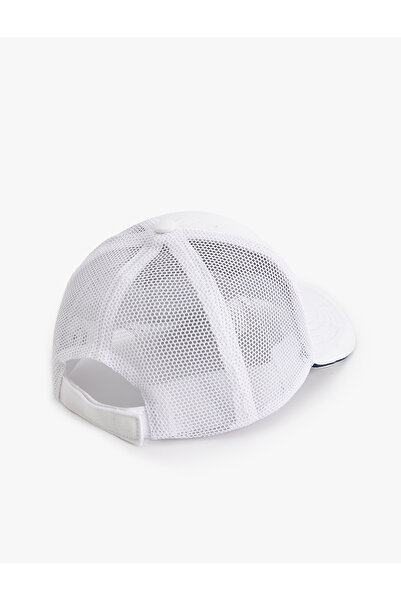 Koton Cotton Cap Hat - Embroidered Detail