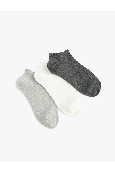 Koton Set of 3 Basic Booties Socks