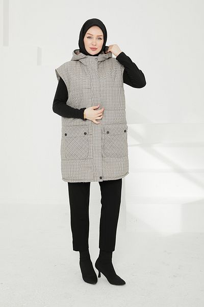 Armine TREND New Season Hooded Vest-24Kt556