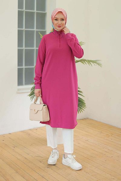 Armine TREND Ringed Knitted Fabric Tunic-24Kt436