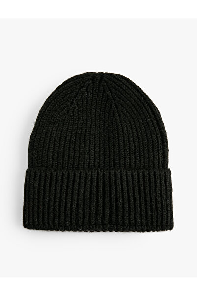 Koton Elastic Knitted Basic Beret