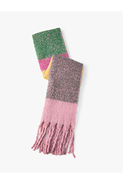 Koton Πολύχρωμο φουλάρι με φούντα