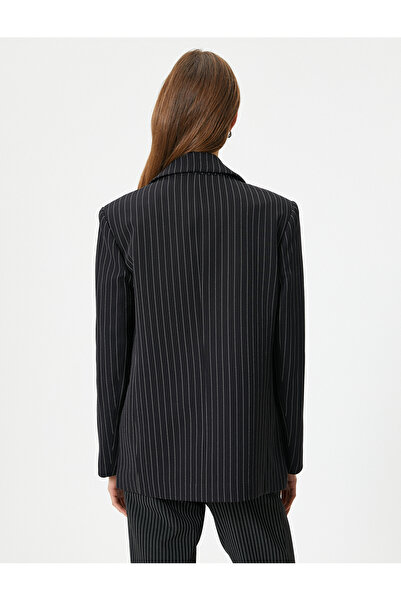 Koton Μπουφάν μπλέιζερ oversize με τσέπη με μονό κουμπί