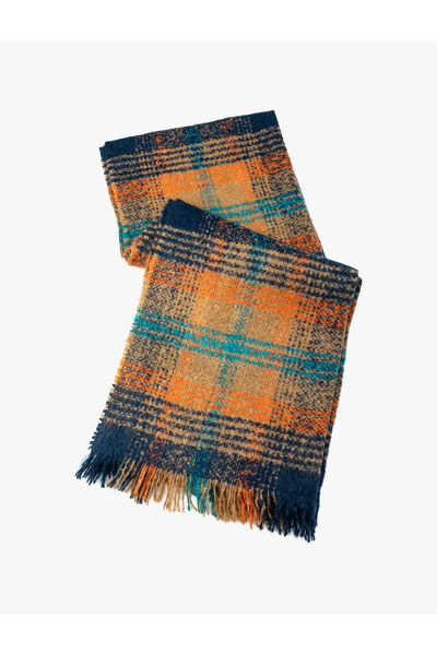 Koton Eșarfă cu ciucuri cu textura moale