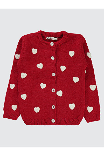 Civil Girls Kız Çocuk Hırka 2-5 Yaş Kırmızı