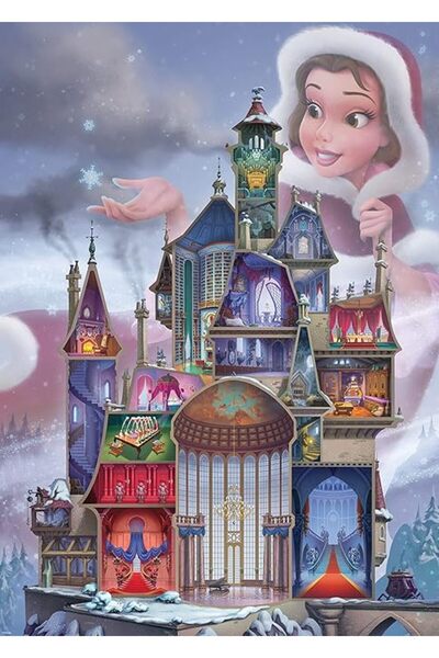 Generic Brand Ravensburger 17334 17334-Belle-1000 قطعة مجموعة قلعة اللغز للبا...