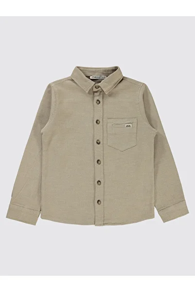 Civil Boys 6-9 Years Boy's Beige Shirt