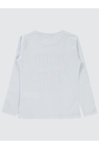 Civil Girls White Girl's Sweatshirt - 6-9 Years