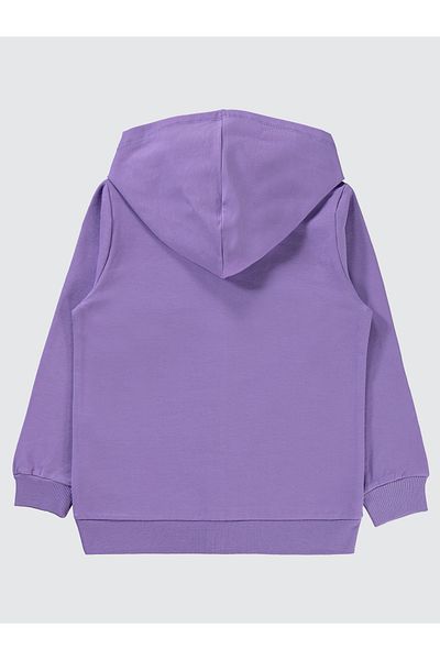 Civil Girls Girl's Hooded Cardigan 6-9 Years Meta Lilac