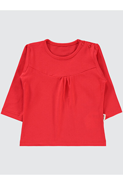 Civil Baby Kız Bebek Penye Sweatshirt 6-18 Ay Kırmızı