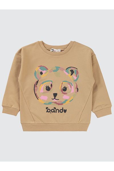 Civil Girls Girl's Sweatshirt 2-5 Years Old Oat Milk