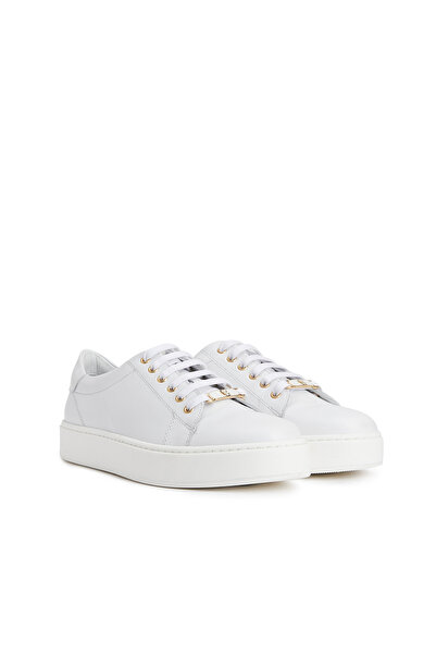 George Hogg Beyaz Kadın Deri Sneaker