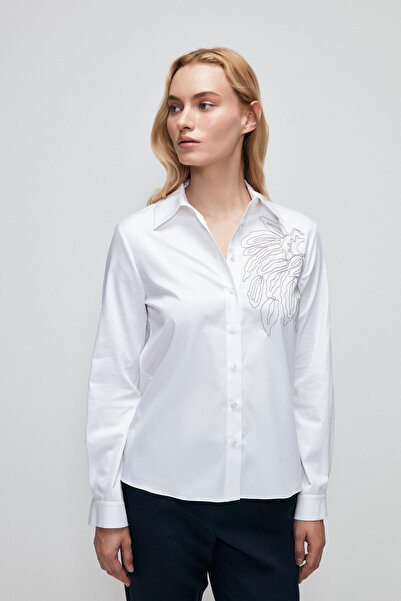 Love My Body Embroidered Shirt