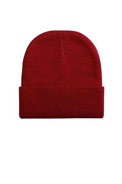 white stars Unisex Ribbed Winter Beanie - Unisex for Men or Women