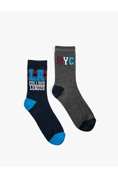 Koton Set șosete pentru colegiu, multicolore, 2 piese