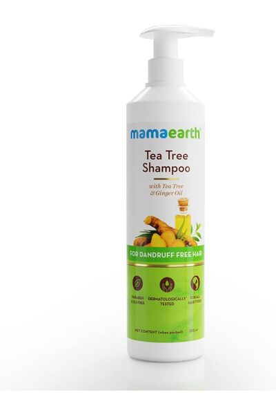 Mamaearth Tea Tree Shampoo For Dandruff Free Hair, 250 Ml