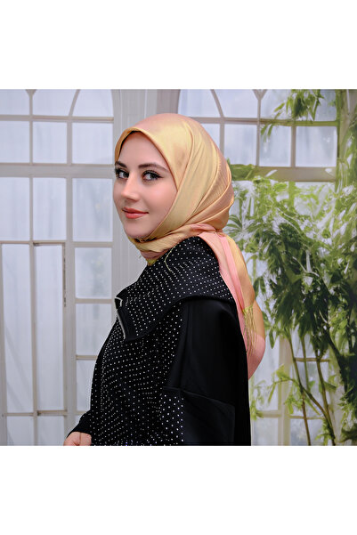 ZENİPEK İPEKSİ SAÇAKLI EŞARP - TEN