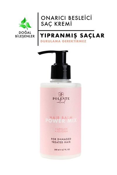 Polente Natural 200 ML Repairing-Nourishing Conditioner - Damaged and Treated Hair