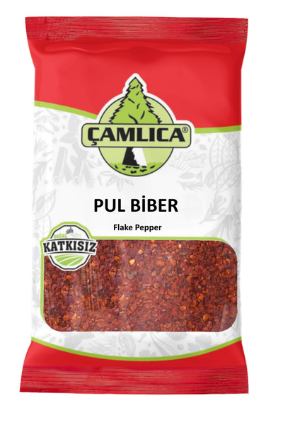 Çamlıca Baharat Orta Acı Pul Kırmızı Biber 50 Gr.