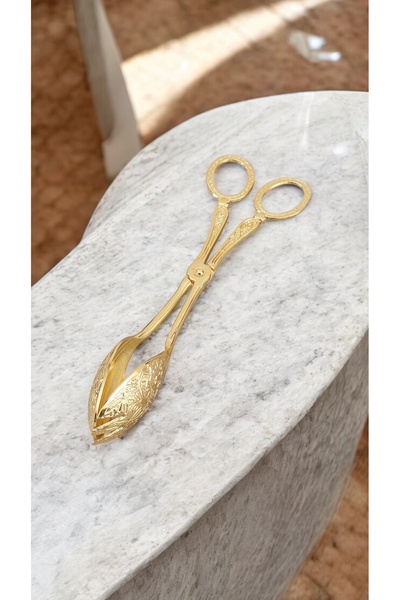 CHANCE GİFT Special Service Presentation Spoon Easy Use Salad Spoon Metal Serving Spoon (1 Piece)