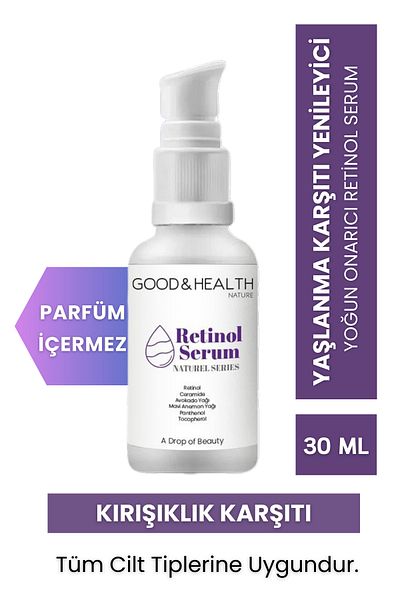 Good & Health Anti-Aging and Anti-Wrinkle Repair Retinol Serum 30 ml