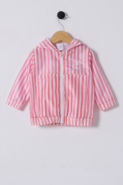 U.S. Polo Assn. SUA Polo Assn. Pelernă de ploaie roz fetiță
