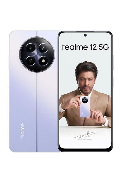 realme 12 5G Smartphone Twilight Purple 8GB RAM| 256GB ROM | 950nit Sunlight Display | 108MP 3X Zoom