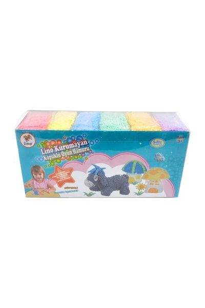 Lino Pack of 6 Non-Drying Foam Play Dough