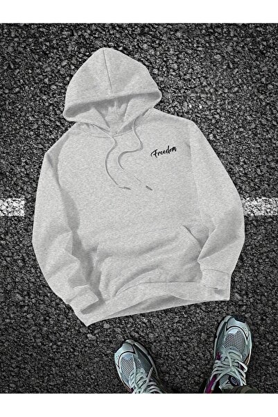 Lider Leather Hanorac imprimat cu glugă - amestec de bumbac și poliester, des...