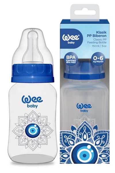 Wee Baby Classic Pp Baby Bottle 150ml Evil Eye Bead