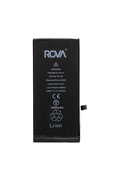 ROVA Iphone 8 Plus 3400 mah Yüksek Kapasite Batarya