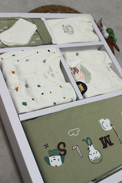 Moi Noi Barbosa Moi Noi Baby Lion 10 Piece Bodysuit Set