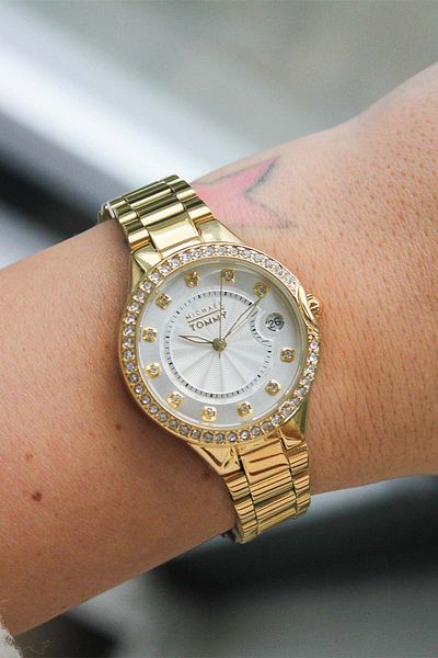 MICHAEL TOMMY Mt20273Lsb92 Women's Watch with Steel Band
