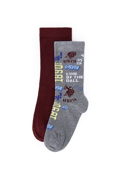 U.S. Polo Assn. Boy's 2-Piece Socks 50299294 -Vr086
