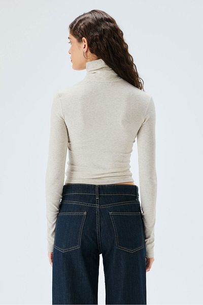 IAMNOTBASIC Beige Melange Katie Top