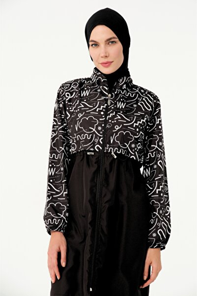 İYİBU Σετ μαγιό Hijab 5 τεμαχίων Quick Dry - Ρυθμιζόμενη μέση και αδιάβροχο ύφασμα αλεξίπτωτου